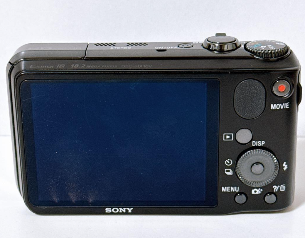 Sony Cyber Shot DSC-HX10V 18.2MP 16x Optical Zoom | Black | 3 in