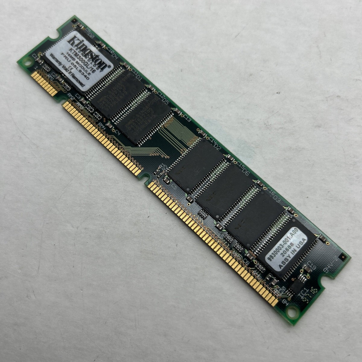 Kingston 16MB 168-Pin SDRAM DIMM PC66 Memory 2x64 IBM KTM-300GL/16