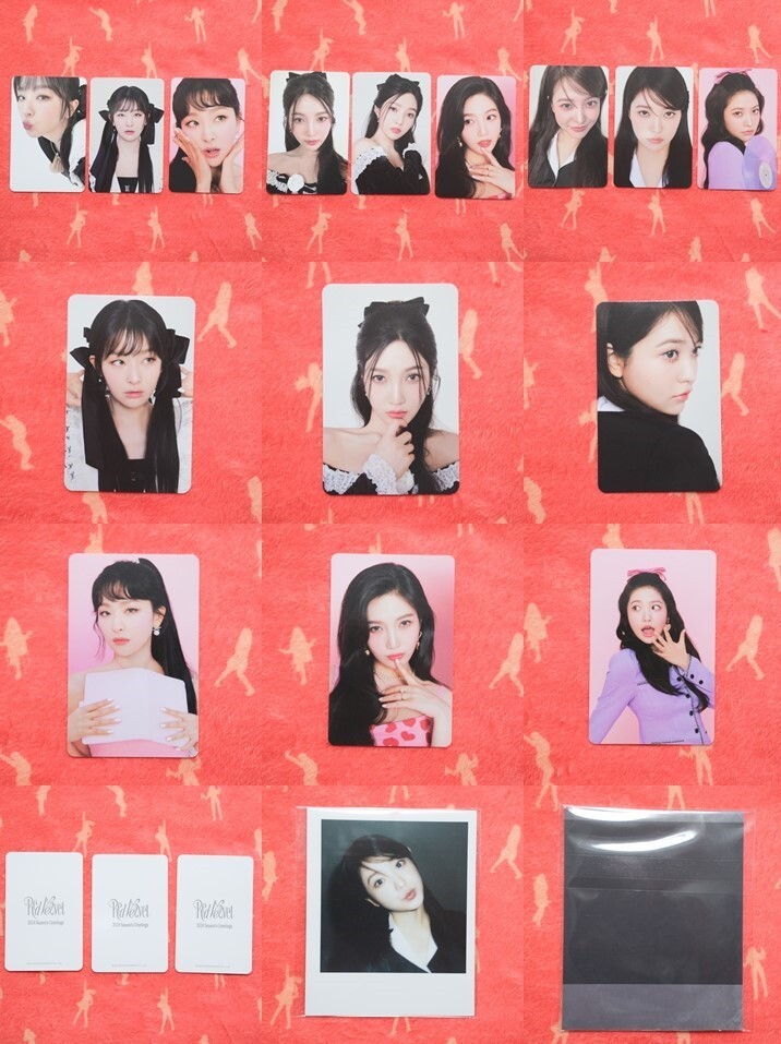 RED VELVET 2024 Season's greetings photocard SM Withmuu Polaroid