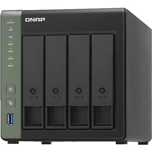 QNAP TS-464-8G-US 4 Bay High-Performance Desktop NAS with Intel