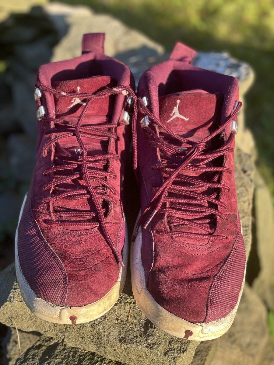 Nike Air Jordan 12 xii- Number 23, Burgundy Bordeaux Men