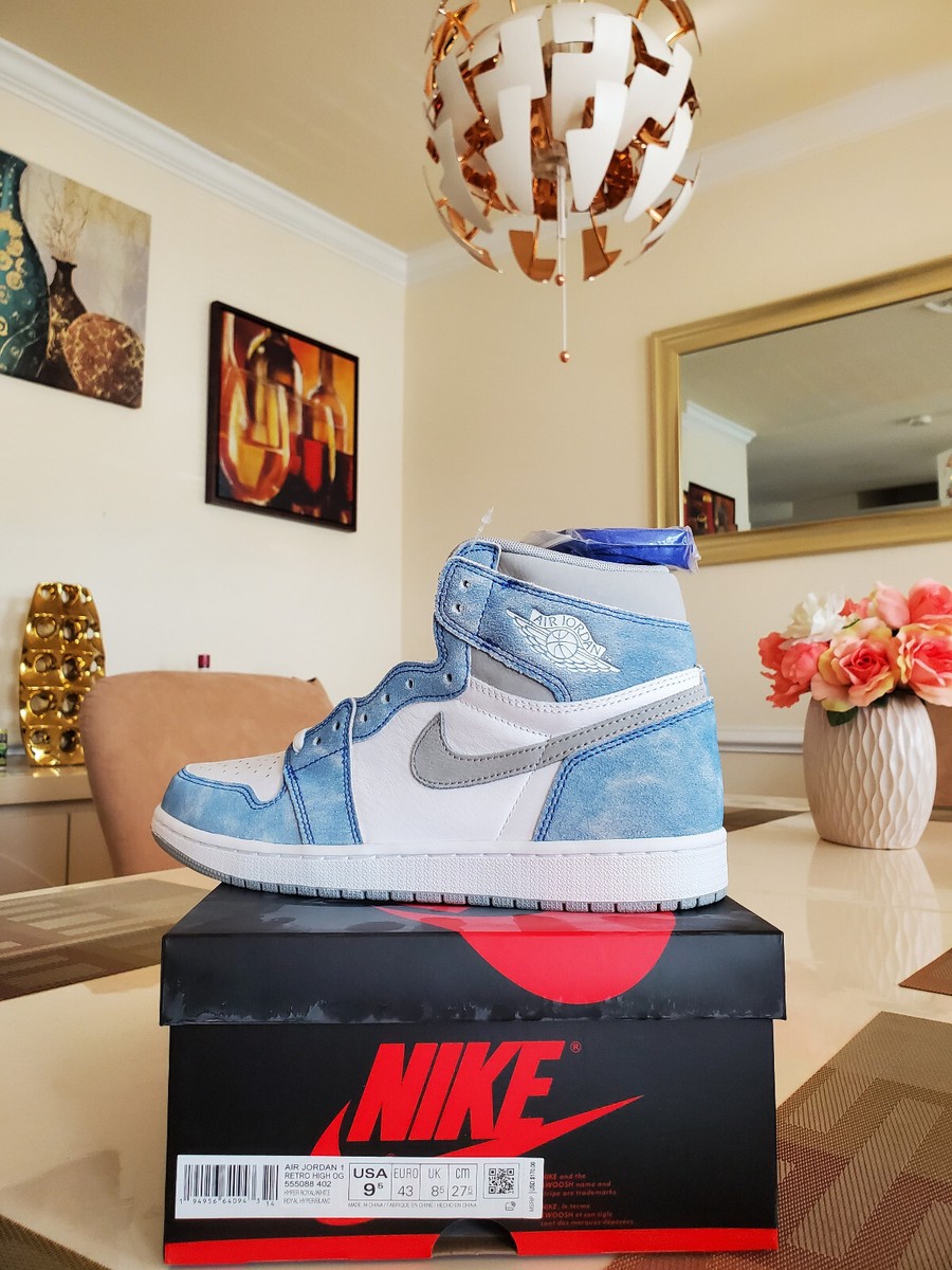 Nike Air Jordan 1 High Hyper Royal UNC Mid Low 555088-402 Men Sz