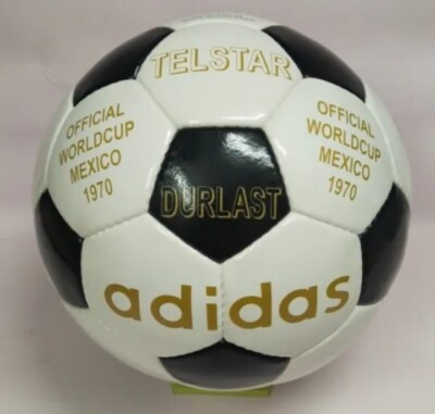 ADIDAS TELSTAR DURLAST 1970 MEXICO FIFA WORLD CUP SOCCER MATCH