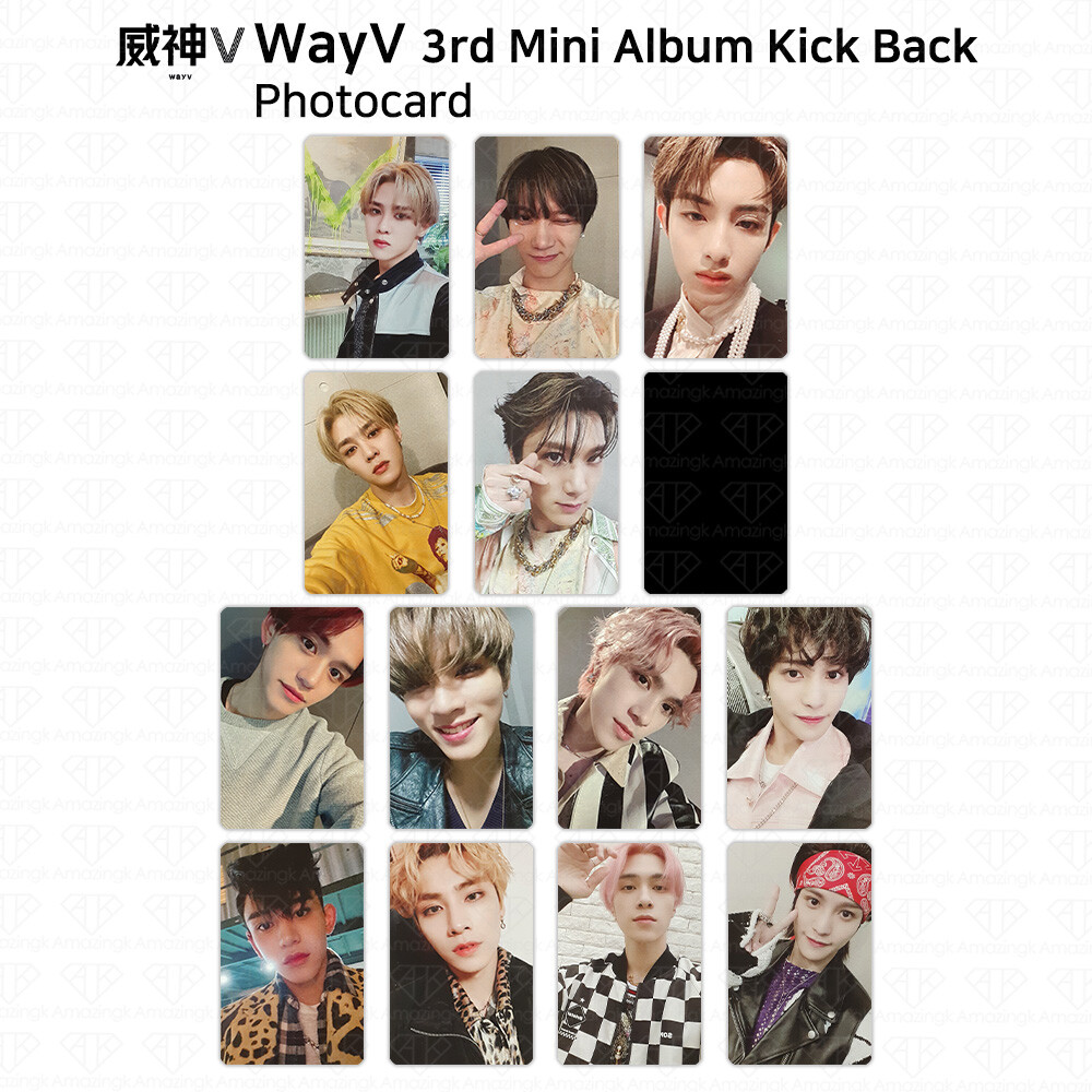 WayV From NCT 3rd Mini Album Kick Back Photocard Hitchhiker