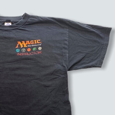 Vintage Magic The Gathering Card Game INSTRUCTOR T-shirt Size XL