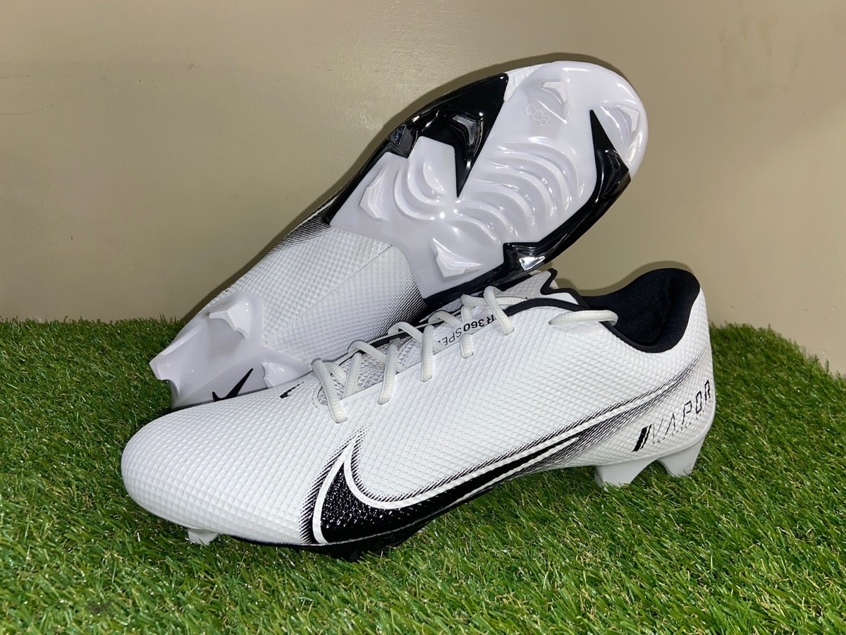 Nike Vapor Edge Speed 360 White Black Football Cleats Mens Size 14