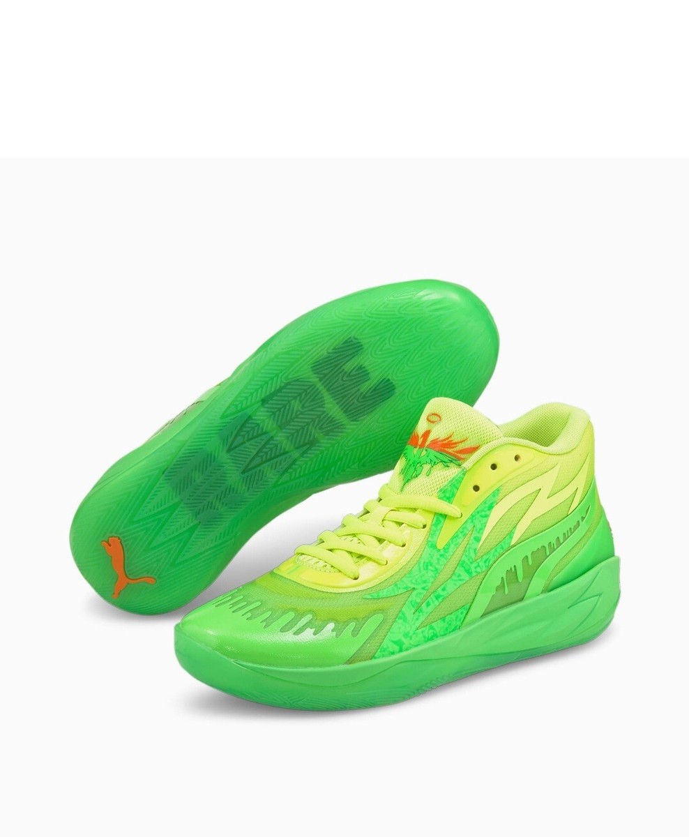 Puma LaMelo Ball MB.02 Nickelodeon Slime 377584-01 Size 13, 14