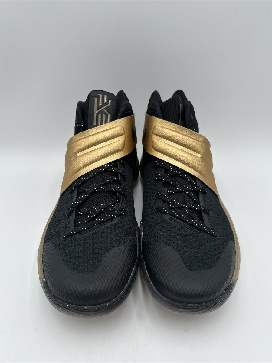 Nike ID Kyrie 2 Finals Black Gold 2016 Size 12 Brand New 843253