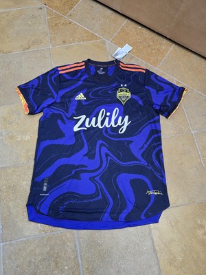 Adidas Seattle Sounders FC 21/22 Away Soccer Jimi Hendrix Jersey