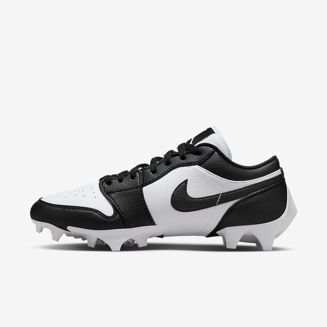 Jordan 1 Low TD Football Cleat Black White Men's | Size 7 - 16 | eBay
