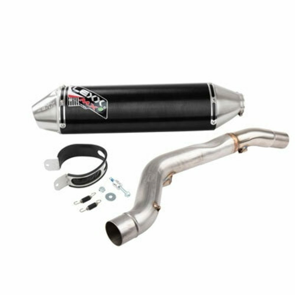 2000-2024 DR-Z 400S/SM Lexx MXe Slip-On Silencer With Mid-Pipe