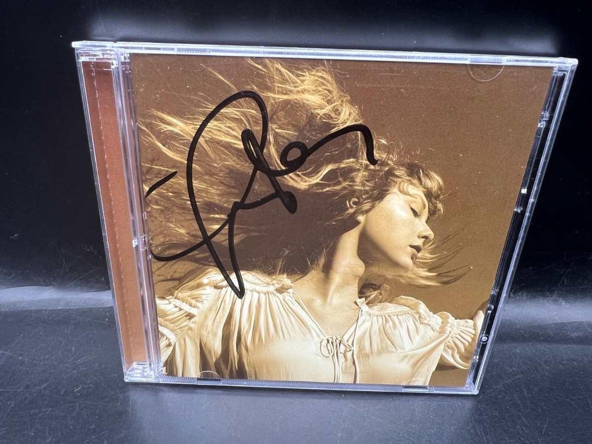 Taylor Swift Signed Autograph Fearless Taylor's Version CD Album