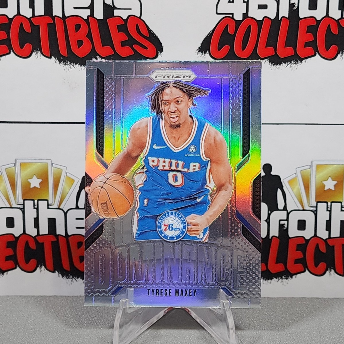 2024-25 Prizm Basketball TYRESE MAXEY Dominance Silver Prizm #24
