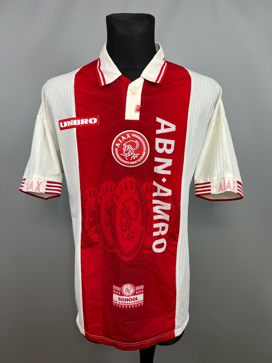 AJAX 1997 1998 HOME SHIRT FOOTBALL SOCCER JERSEY UMBRO MENS SIZE