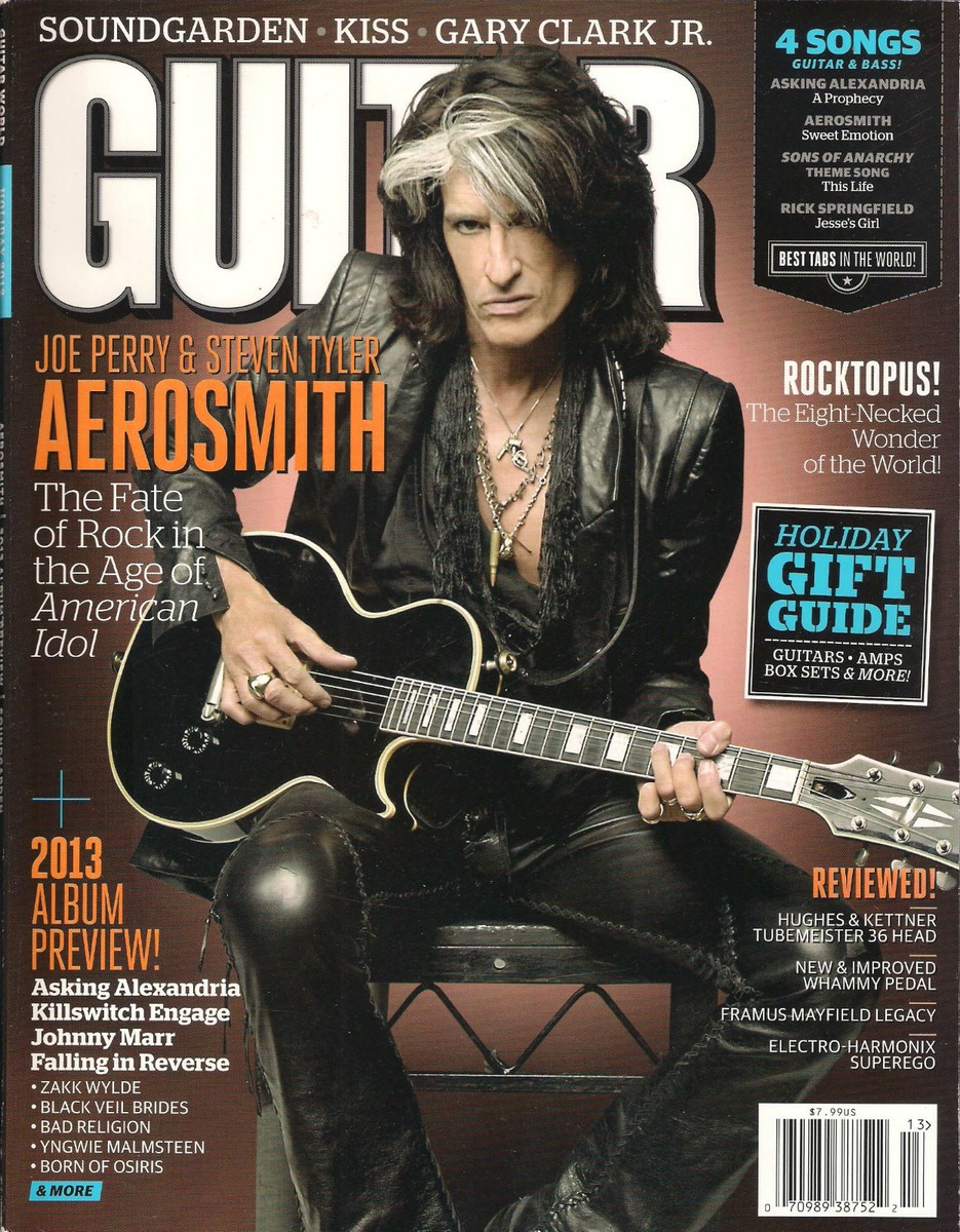NEW! GUITAR WORLD Holiday 2012 Joe Perry AEROSMITH Sweet Emotion