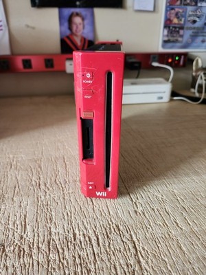 Nintendo Wii RVL-001 Red Console Used Tested No Chords | eBay