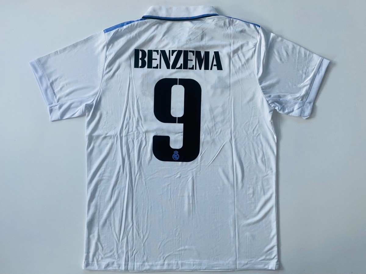Karim Benzema #9 Real Madrid Jersey Men Size M Medium Free