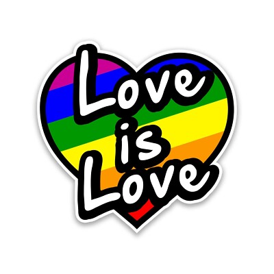 Love is Love Gay Pride LGBTQ 3.5