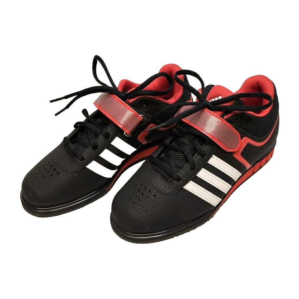 Adidas Powerlift 2 Weightlifting Squat Shoes Q33821 Black/Red