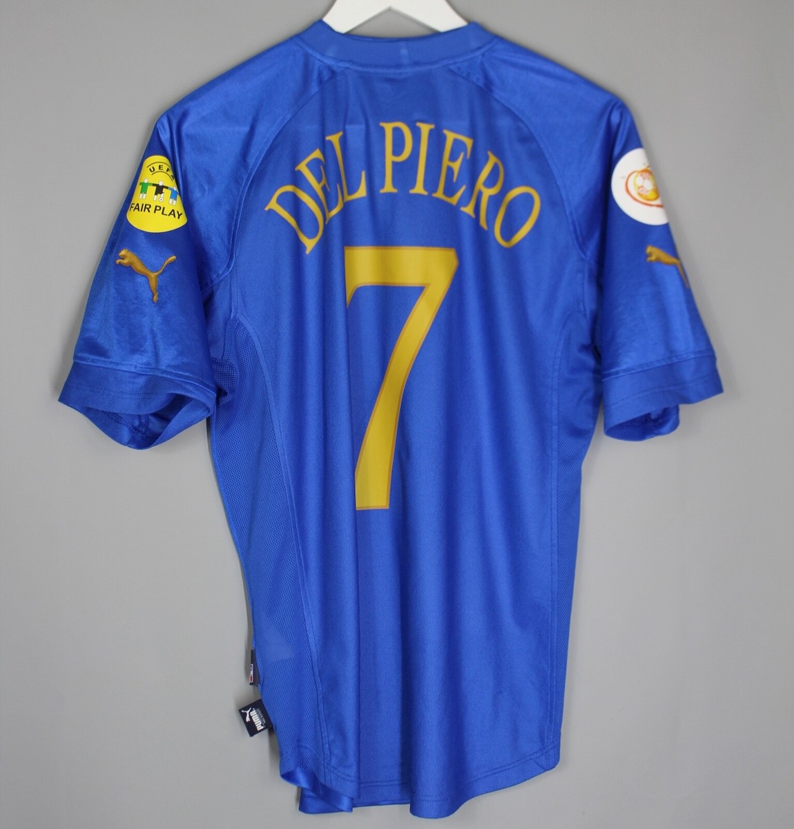 ITALY NATIONAL TEAM 2004 2005 EURO FOOTBALL SHIRT HOME JERSEY #7