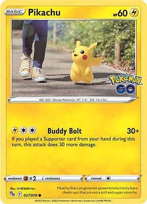 Pokemon Card Pikachu C 027/071 s10b Pokémon Go Japanese | eBay