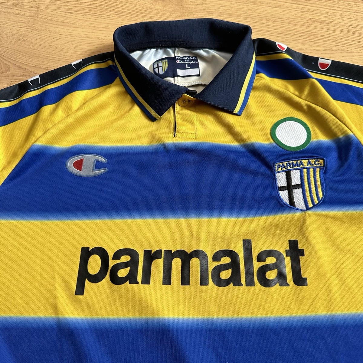 FC Parma 1999-2000 Home Jersey Champion | eBay