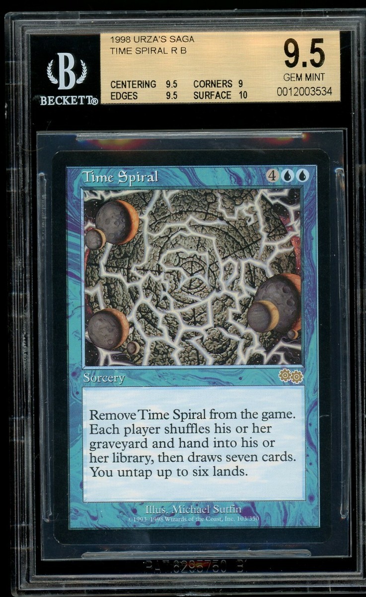 Time Spiral - Urza's Saga, BGS 9.5 GEM MINT. MTG (pop 1 of 19) | eBay