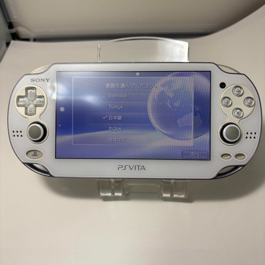 SONY PlayStation PS Vita PCH-1000 ZA02 Crystal White Wi-Fi model
