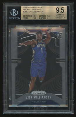 2019-20 Panini Prizm Zion Williamson # 248 Rookie Variations RC