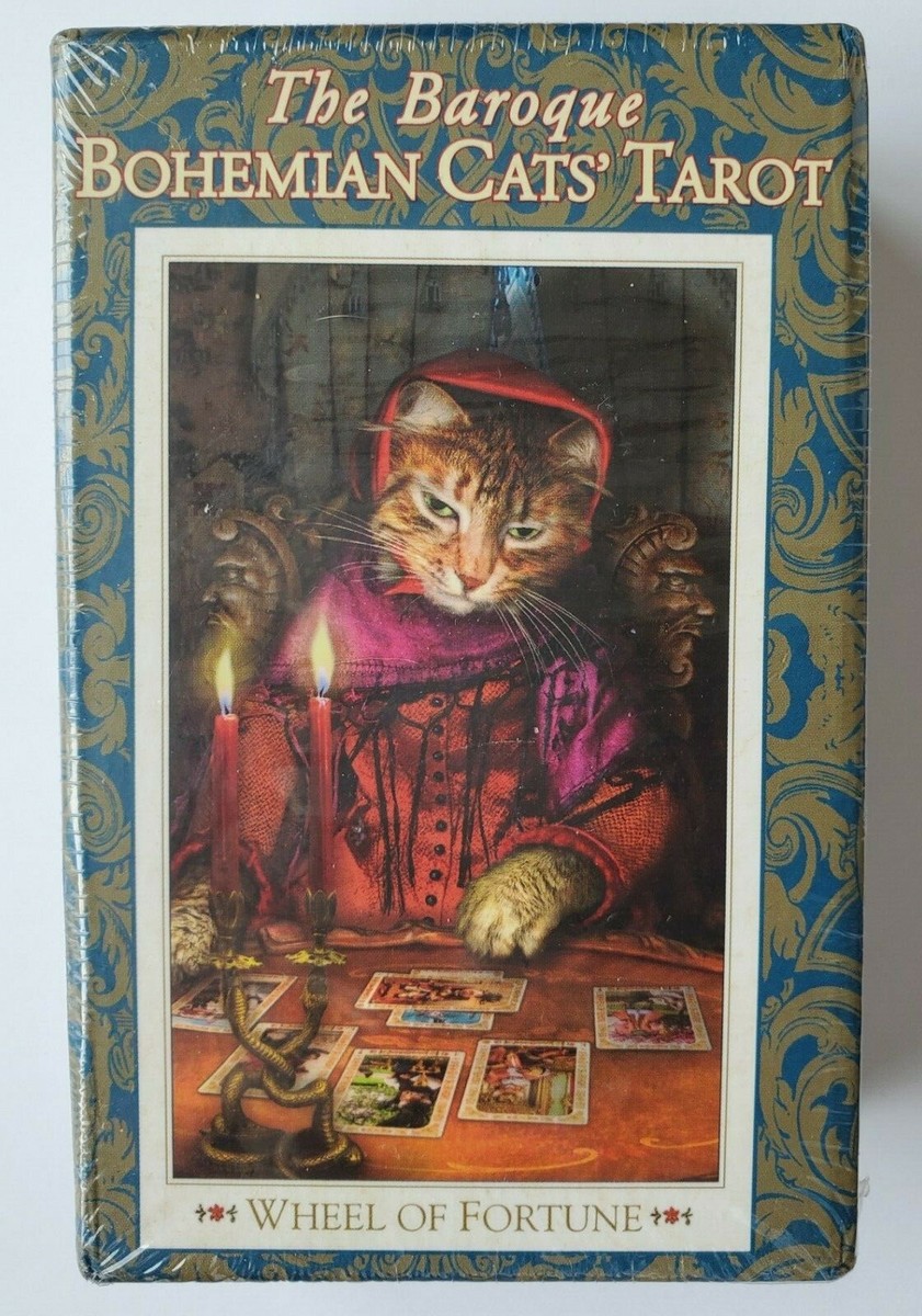 The Baroque Bohemian Cats' Tarot “ Wheel of Fortune” Ukolov