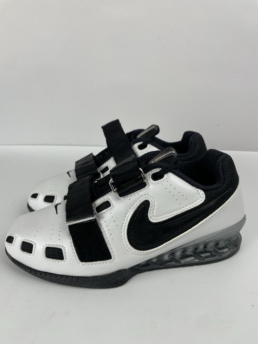 Nike Romaleos 2 Men's Size 4 Weightlifting Shoes White Black