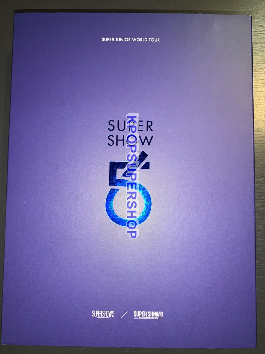 Super Junior Live Album World Tour Super Show 5 & 6 CD Set 4 Disc
