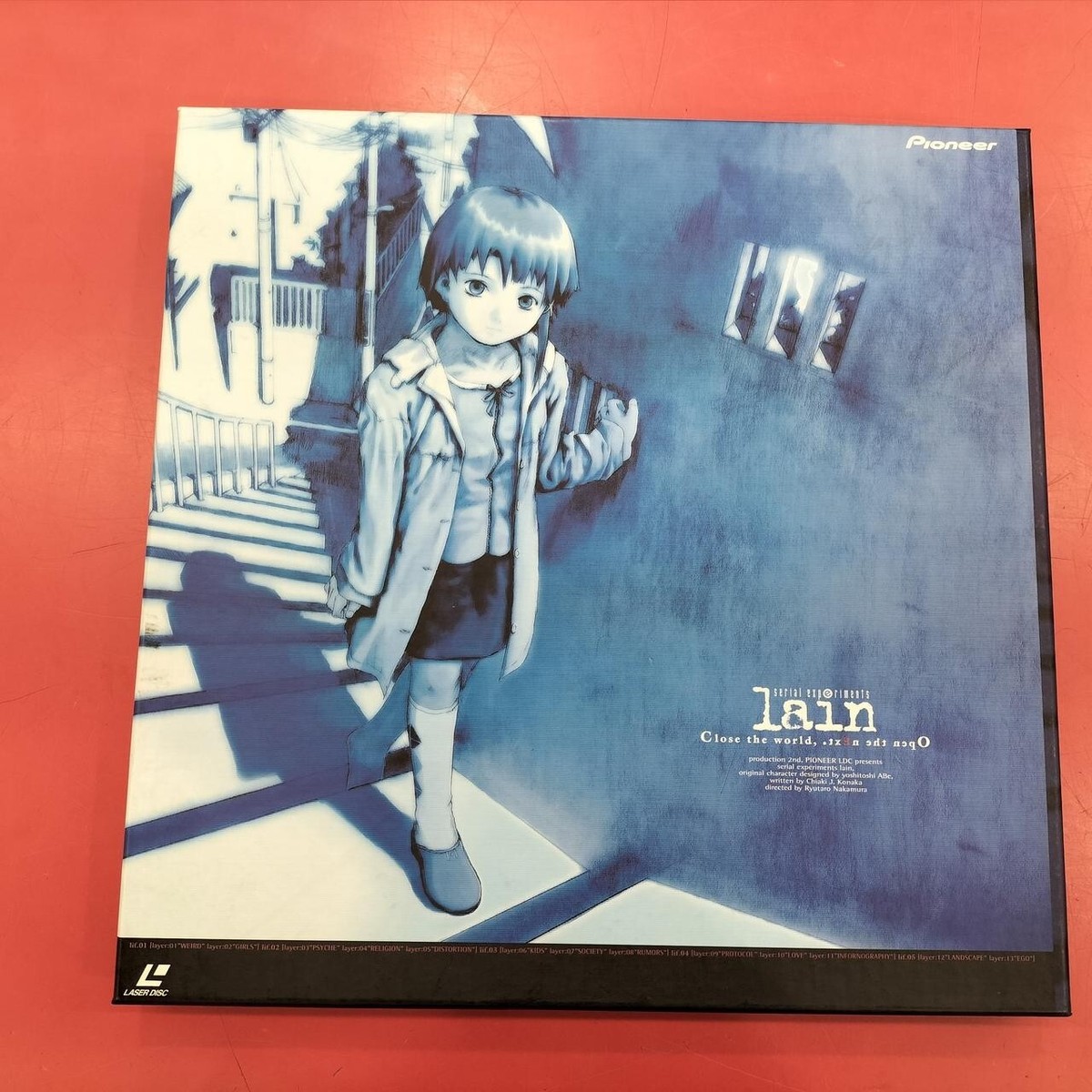 Serial Experiments Lain laserdisc 5LD BOX set All Obi Insert anime