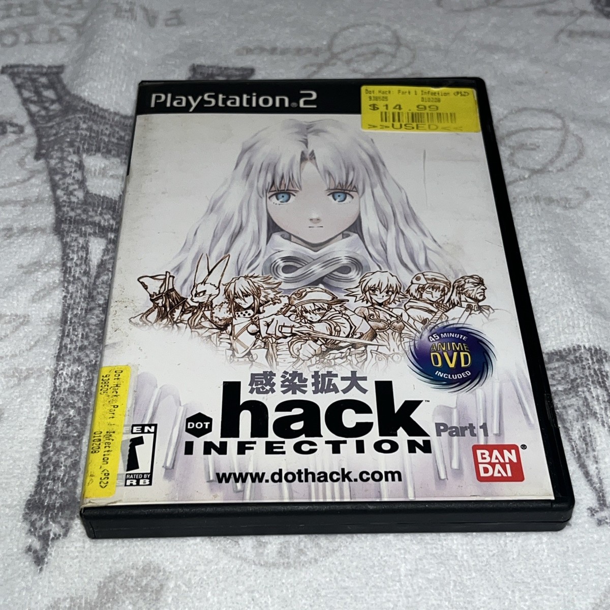 Dot hack INFECTION Part 1 PS2 PlayStation 2 Complete CIB + Bonus
