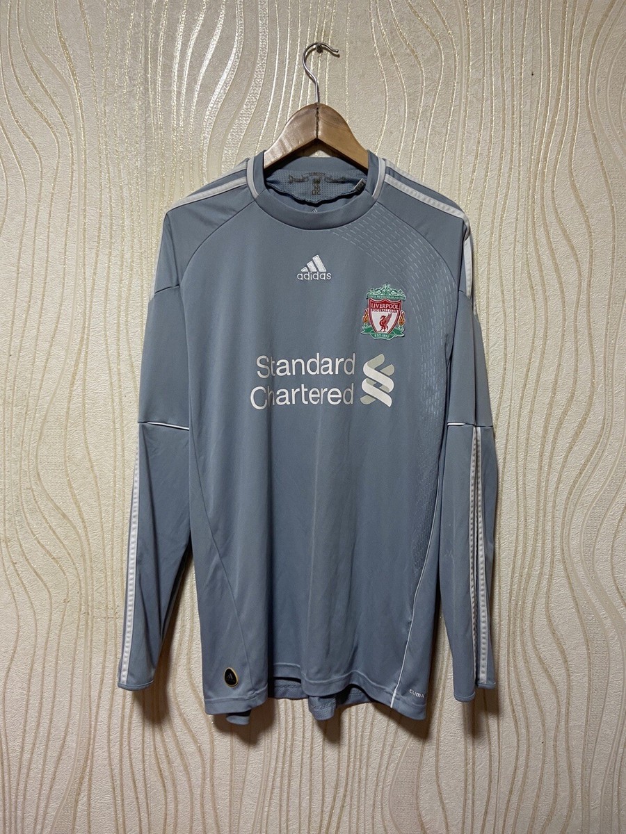 LIVERPOOL 2010 2011 GOALKEEPER FOOTBALL SHIRT SOCCER JERSEY ADIDAS