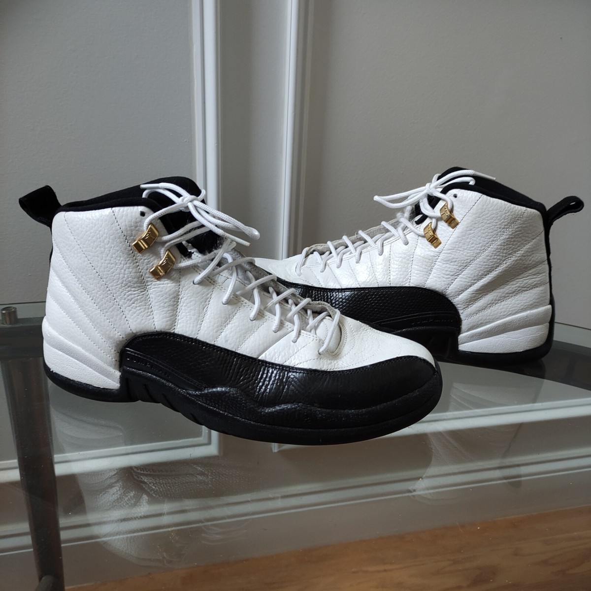 Nike Air Jordan 12 Retro Taxi High White Black 2013 130690-125