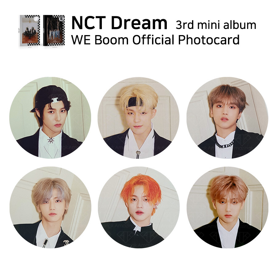NCT DREAM 3rd mini album WE BOOM Official Photocard Member SET