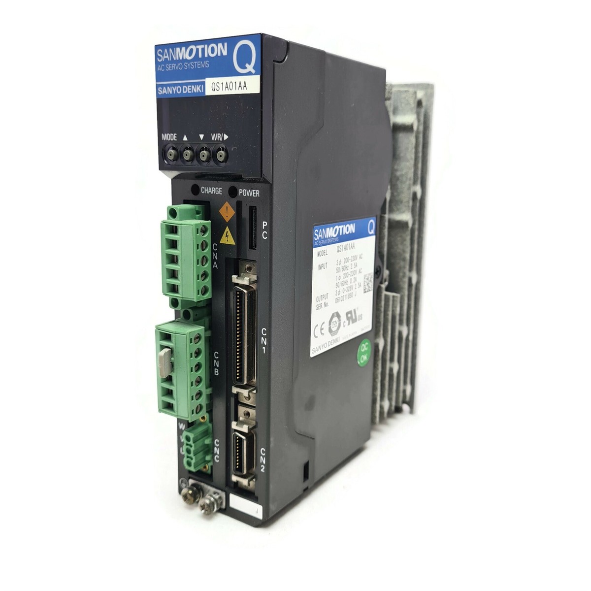 Sanyo Denki SanMotion QS1A01AA AC Servo System. Made in Japan | eBay