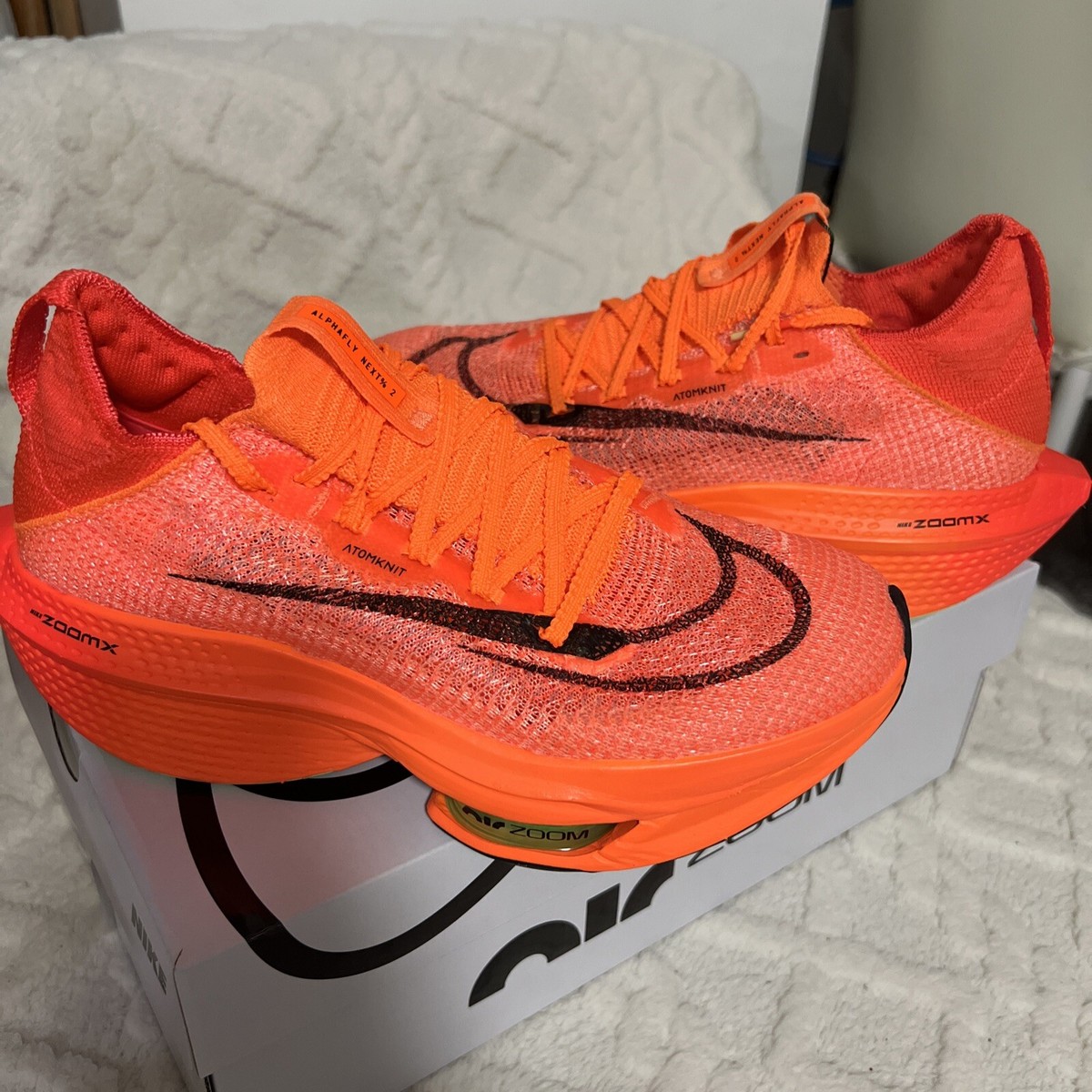 Size 7.5 - Nike Air Zoom Alphafly NEXT% 2 Total Orange W | eBay