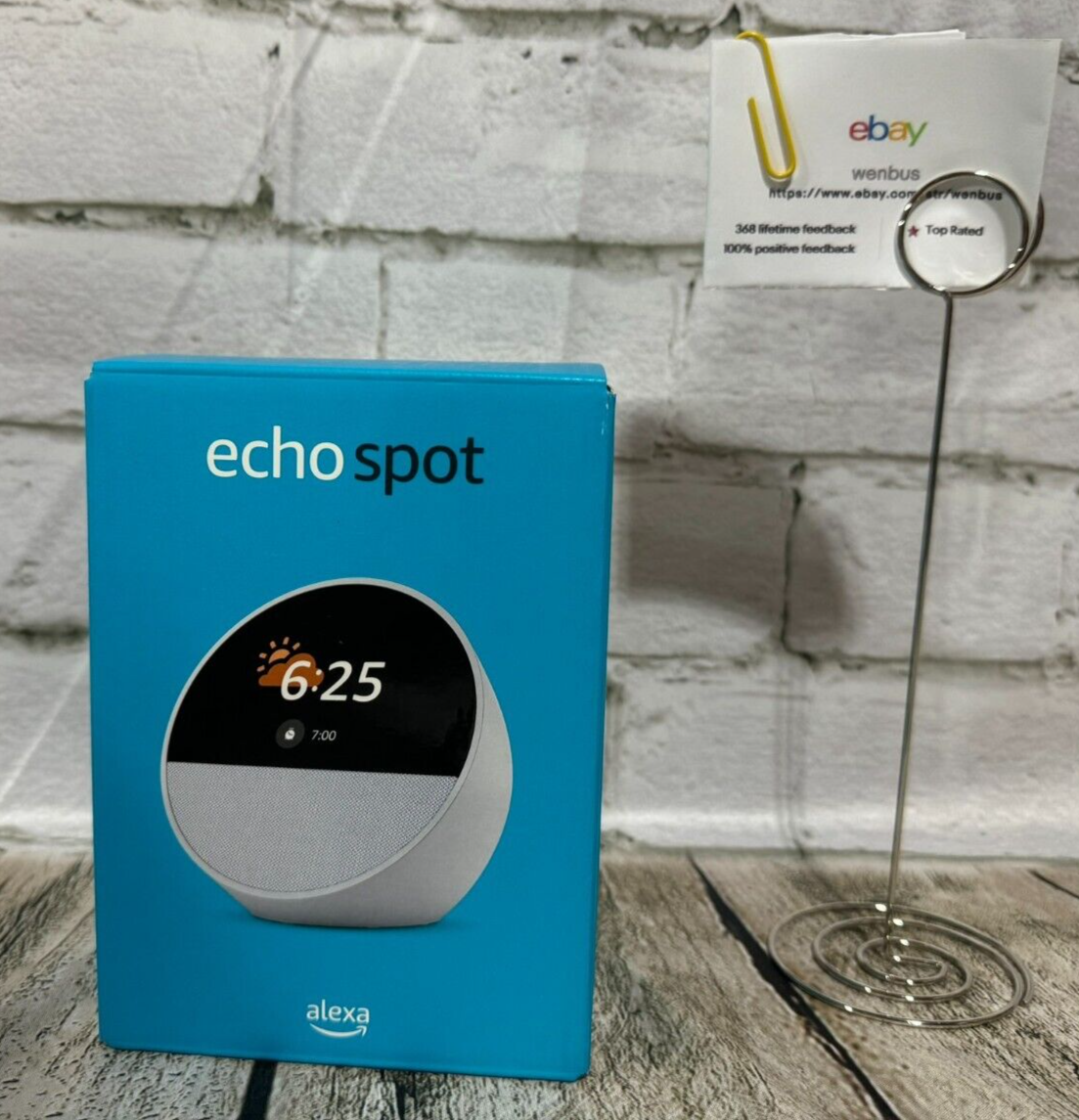 All-New Echo Spot (2024 Release) - Smart Alarm Clock + Alexa
