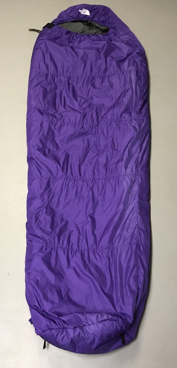 North Face Polarguard 3D Sleeping Bag Purple Long Mummy “Windstorm