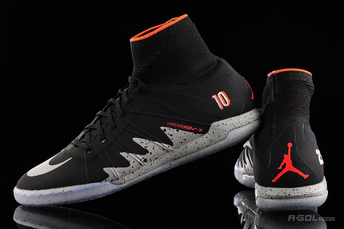 NIKE Air Jordan X NEYMAR NJR HYPERVENOMX PROXIMO IC V 5 Black Red