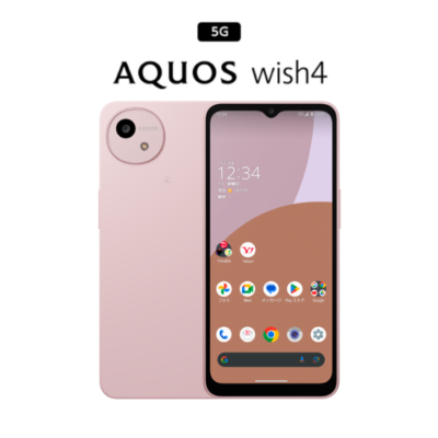 SHARP AQUOS wish4 PINK ROM64GB / RAM4GB 6.6In Android14 50.1MP