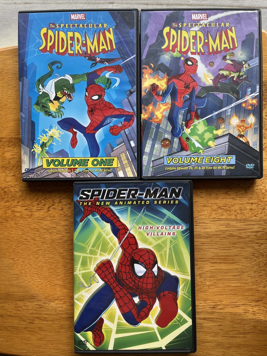 The Spectacular Spider-Man: Vol. 1, 8 And New Animated Series dvd