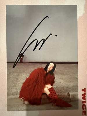 Chaeyoung SIGNED POSTCARD TWICE STRATEGY ONCE 4x6 In KPop Demon