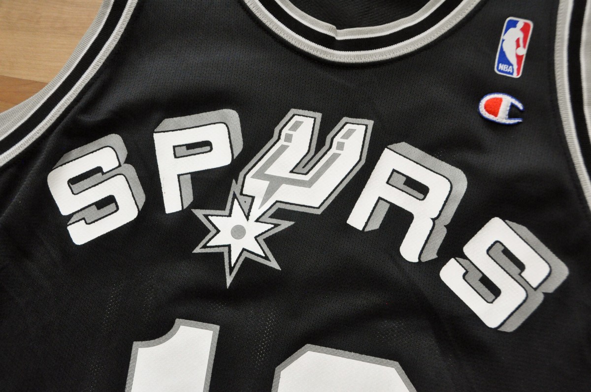 Dennis Rodman San Antonio Spurs Champion Jersey Black NBA Men 44 L