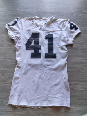 2003 Game Worn NFL Reebok Oakland Raiders Eric Johnson Jersey