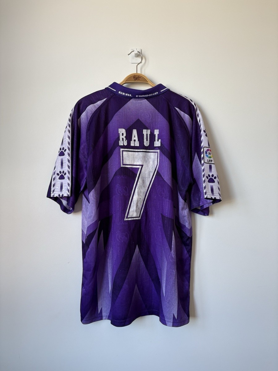 Vintage Kelme Real Madrid 1996/97 Away Jersey Football Soccer Mens