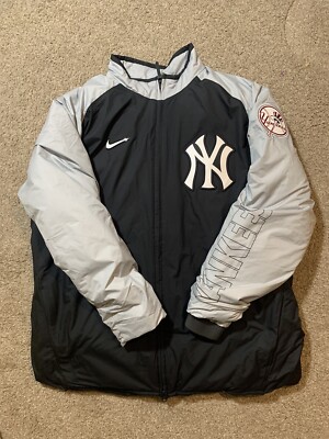 Nike Baseball NY Yankees Adult XL Down Duvet Puffer Black Full Zip