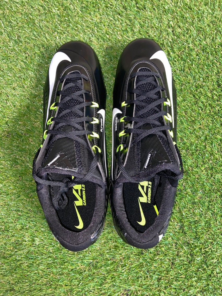 Nike Vapor Carbon Elite TD Football Cleats Black Men's Size 15